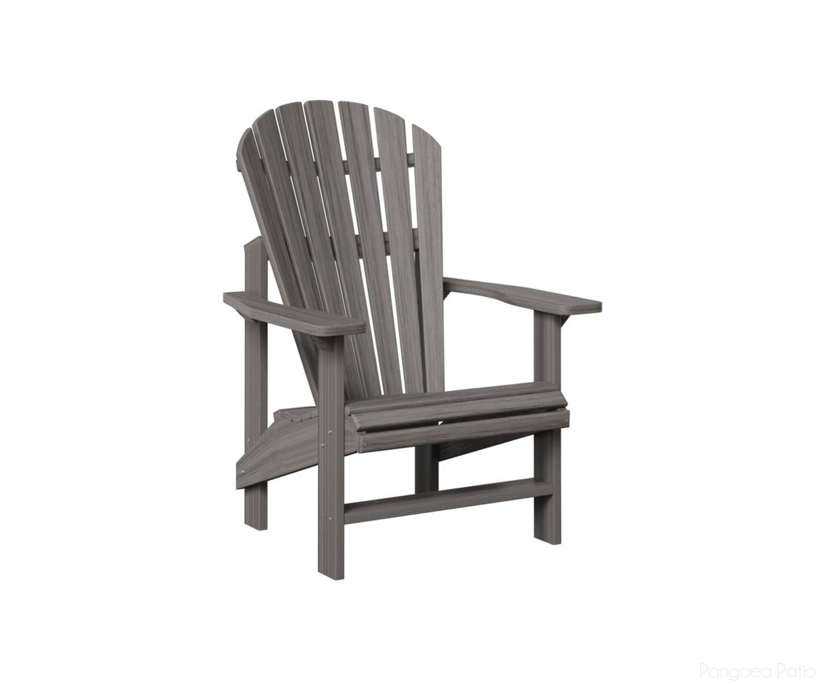 BGPUAC2424DG-Berlin Gardens-Comfo-Back Upright Adirondack Chair-Driftwood Gray BG-Pangaea Patio