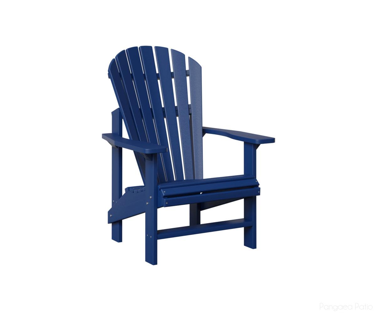 BGPUAC2424PB-Berlin Gardens-Comfo-Back Upright Adirondack Chair-Pacific Blue BG-Pangaea Patio
