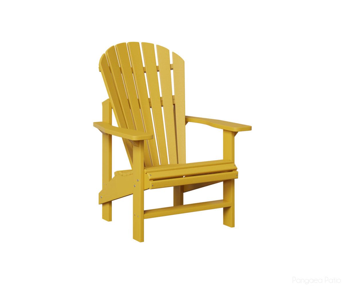 BGPUAC2424SY-Berlin Gardens-Comfo-Back Upright Adirondack Chair-Sunburst Yellow BG-Pangaea Patio