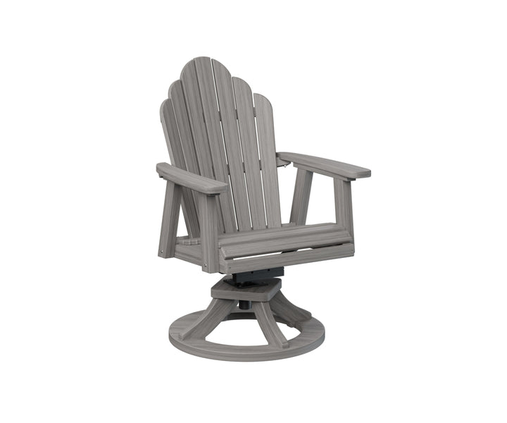 BGZSDC2127DG-Berlin Gardens-Cozi-Back Swivel Rocker Dining Chair-Pangaea Patio