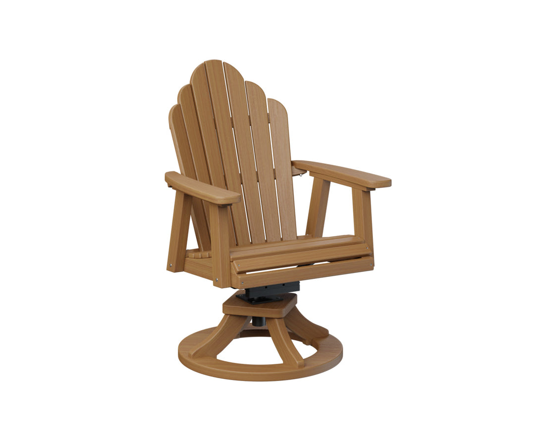 BGZSDC2127NT-Berlin Gardens-Cozi-Back Swivel Rocker Dining Chair-Pangaea Patio