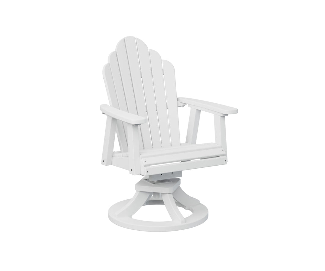 BGZSDC2127W-Berlin Gardens-Cozi-Back Swivel Rocker Dining Chair-Pangaea Patio