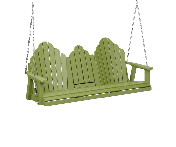 BGPZTS6000KGZC-Berlin Gardens-Cozi-Back Three Seat Swing w/Console-Pangaea Patio