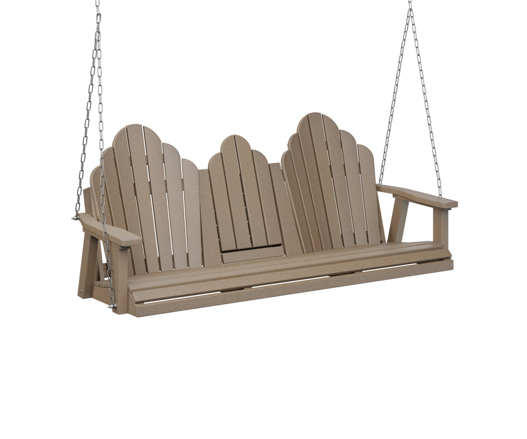 BGPZTS6000WWZC-Berlin Gardens-Cozi-Back Three Seat Swing w/Console-Pangaea Patio