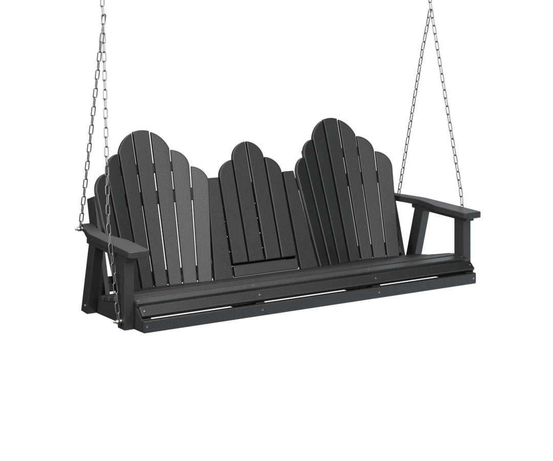 BGPZTS6000BZC-Berlin Gardens-Cozi-Back Three Seat Swing w/Console-Pangaea Patio