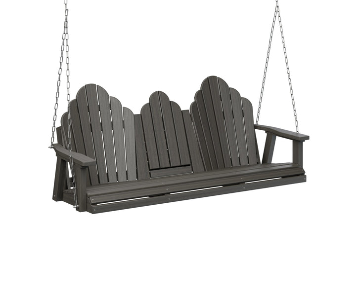 BGPZTS6000CGZC-Berlin Gardens-Cozi-Back Three Seat Swing w/Console-Pangaea Patio