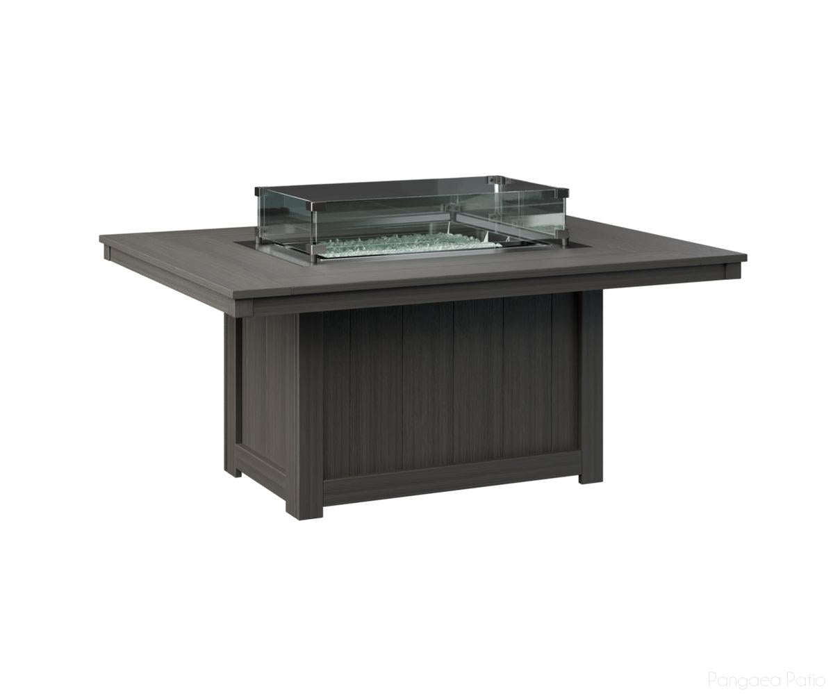 BGDRFP4254CG-Berlin Gardens-Donoma 42" x 54" Rectangular Fire Pit-Coastal Gray BG-Pangaea Patio