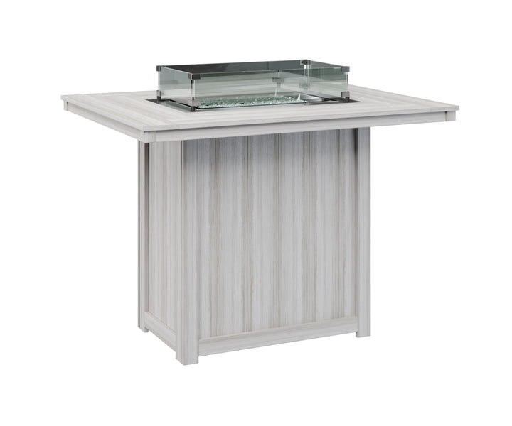 BGDRFT4254BSS-Berlin Gardens-Donoma 42" x 54" Rectangular Fire Table Bar-Pangaea Patio