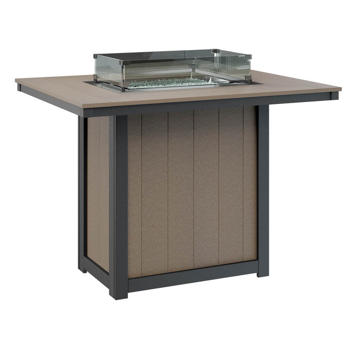 -Berlin Gardens-Donoma 42" x 54" Rectangular Fire Table Bar-Pangaea Patio