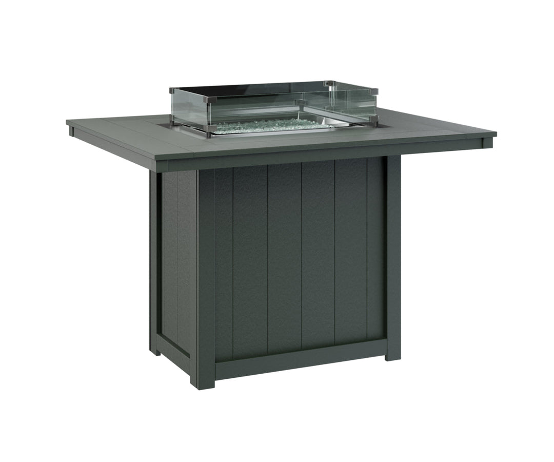 BGDRFT4254CG-Berlin Gardens-Donoma 42" x 54" Rectangular Fire Table Counter-Pangaea Patio