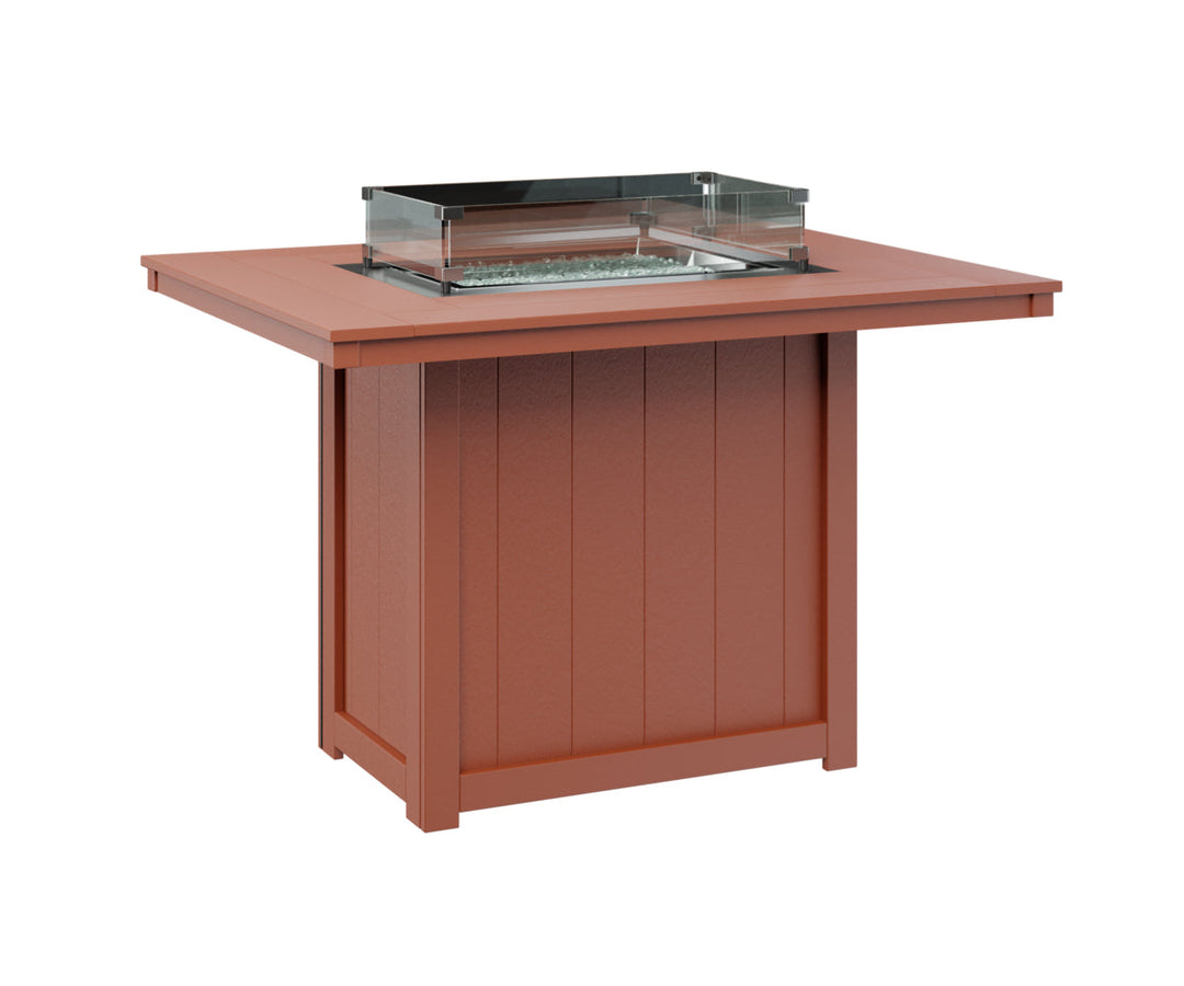 BGDRFT4254CMO-Berlin Gardens-Donoma 42" x 54" Rectangular Fire Table Counter-Pangaea Patio