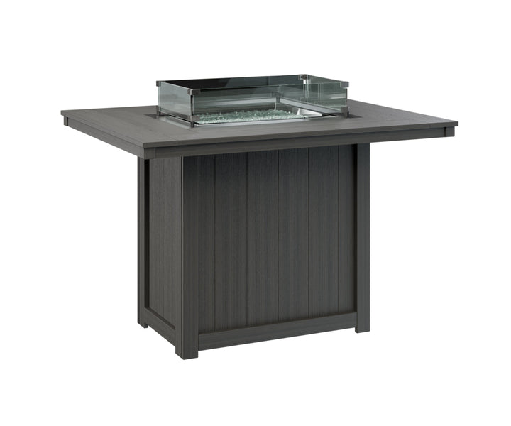 BGDRFT4254CCG-Berlin Gardens-Donoma 42" x 54" Rectangular Fire Table Counter-Pangaea Patio