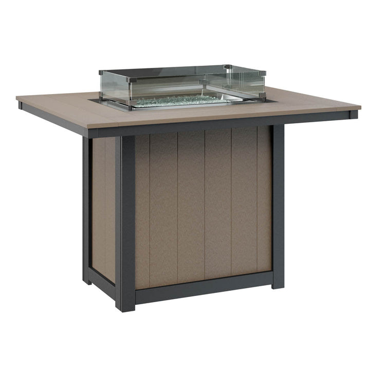 -Berlin Gardens-Donoma 42" x 54" Rectangular Fire Table Counter-Pangaea Patio