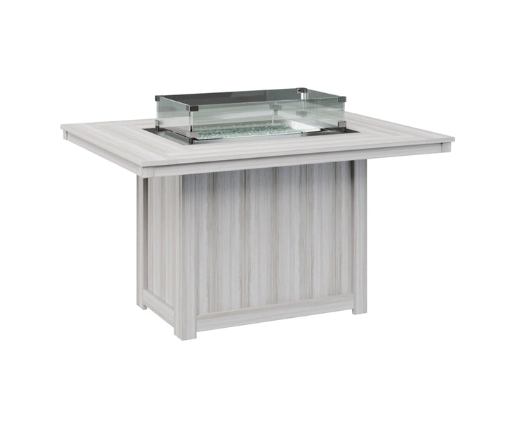 BGDRFT4254DSS-Berlin Gardens-Donoma 42" x 54" Rectangular Fire Table Dining-Pangaea Patio