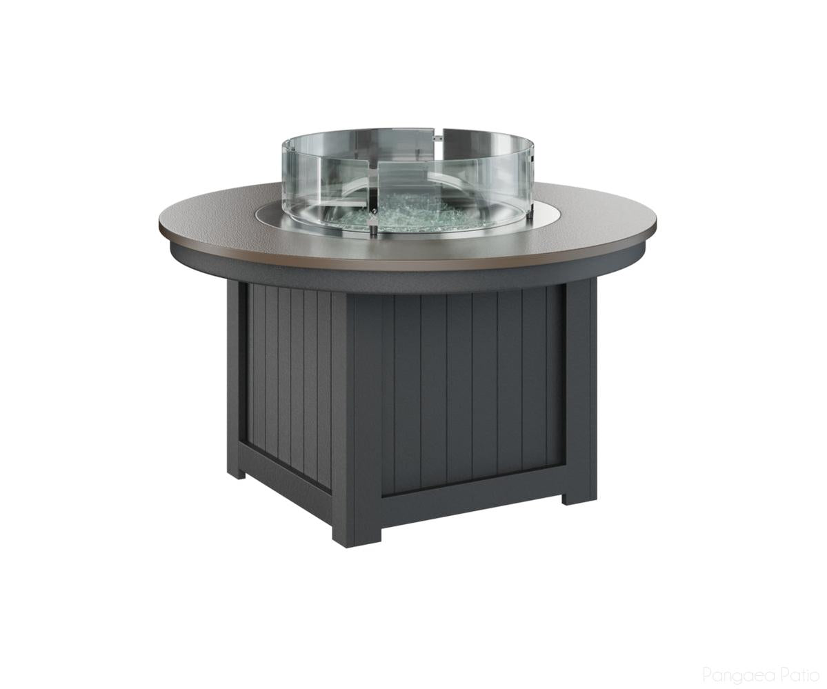 BGDHFFP2544BZBK-Berlin Gardens-Donoma 44" Round Fire Pit - Hammered Top-Bronze BG-Black BG-Pangaea Patio