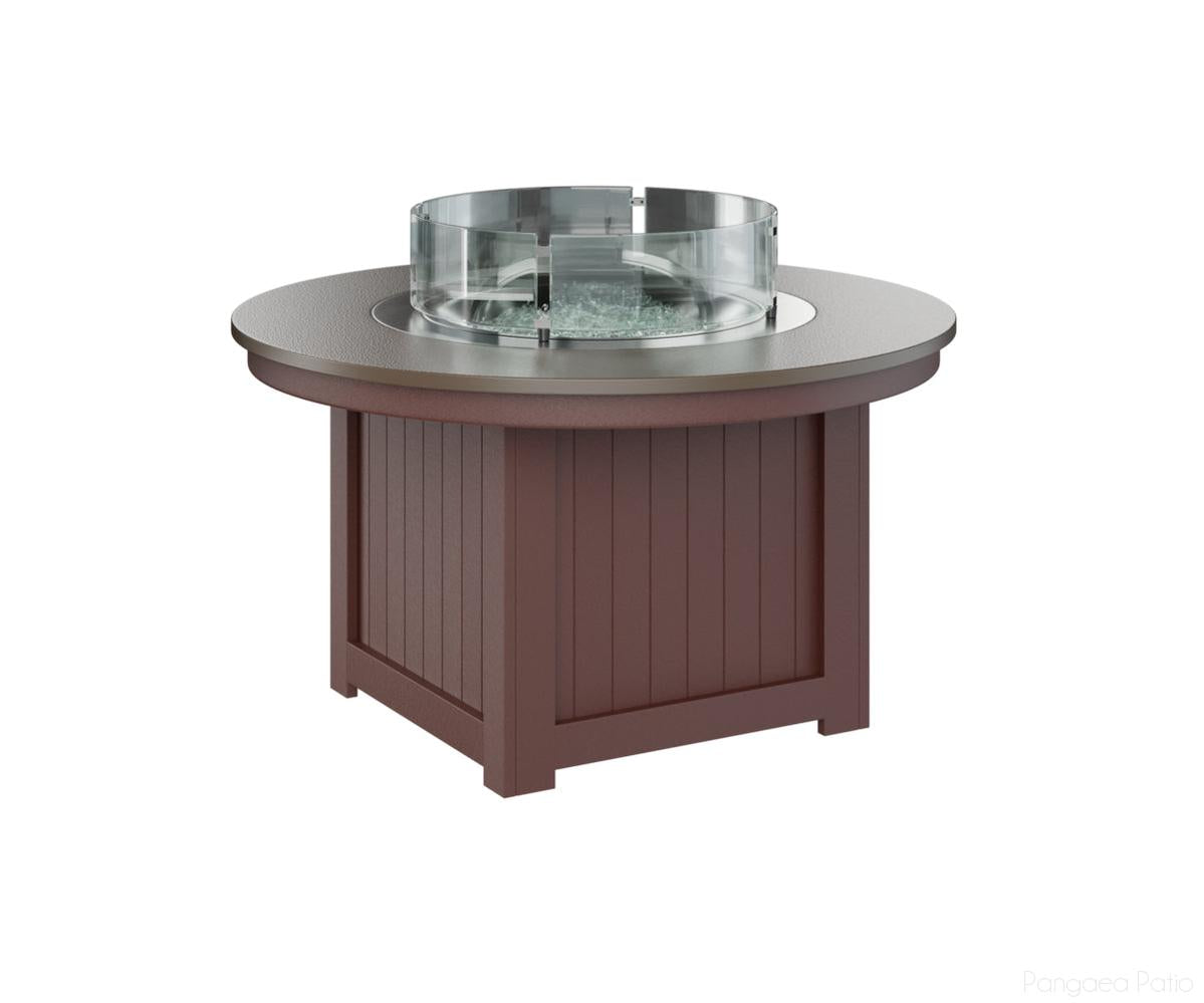 BGDHFFP2544BZBY-Berlin Gardens-Donoma 44" Round Fire Pit - Hammered Top-Bronze BG-Burgundy BG-Pangaea Patio
