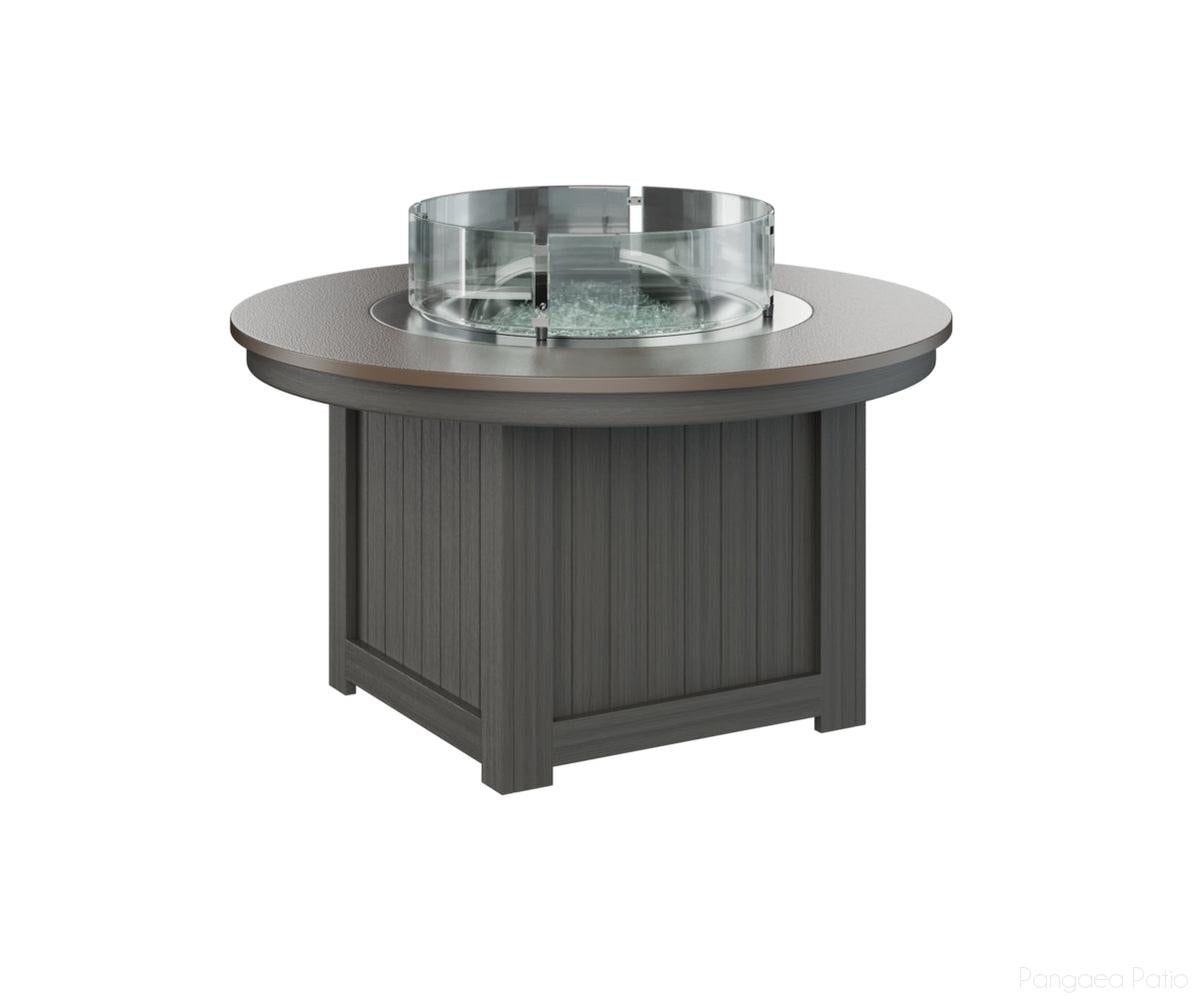 BGDHFFP2544BZCG-Berlin Gardens-Donoma 44" Round Fire Pit - Hammered Top-Bronze BG-Coastal Gray BG-Pangaea Patio