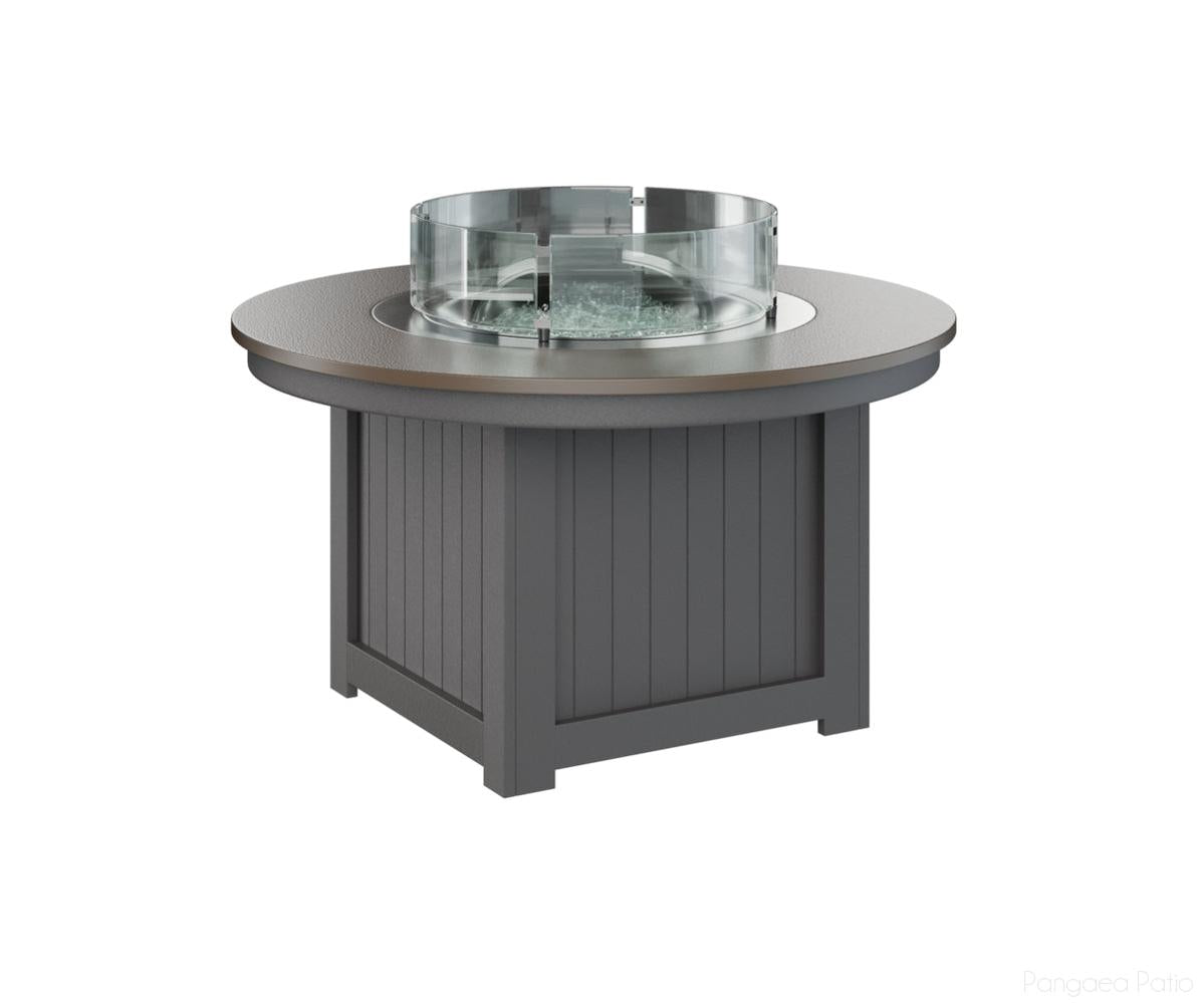 BGDHFFP2544BZSG-Berlin Gardens-Donoma 44" Round Fire Pit - Hammered Top-Bronze BG-Smoke Gray BG-Pangaea Patio