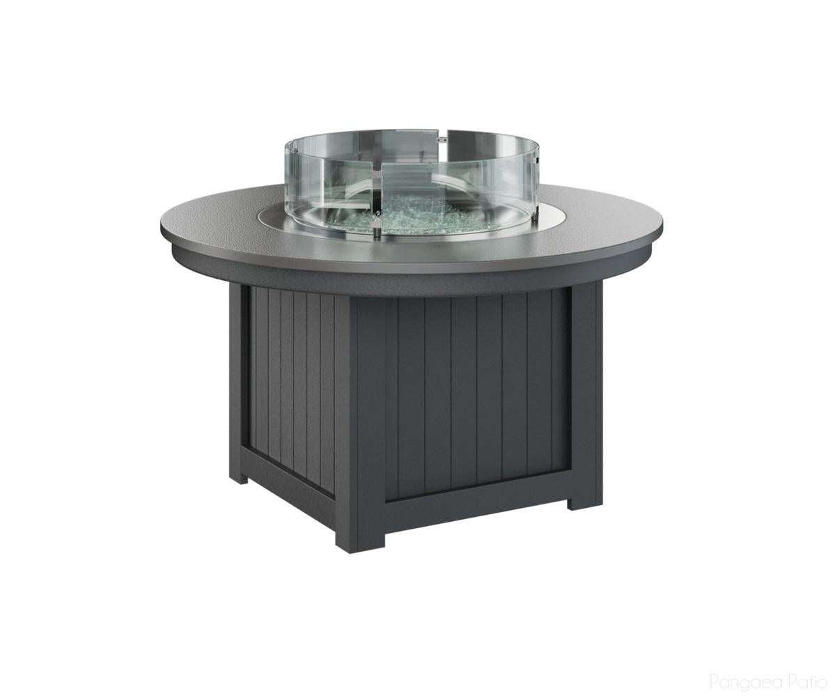 BGDHFFP2544STBK-Berlin Gardens-Donoma 44" Round Fire Pit - Hammered Top-Stainless BG-Black BG-Pangaea Patio
