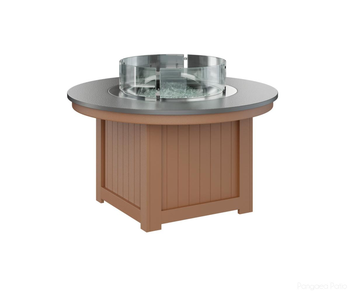 BGDHFFP2544STCD-Berlin Gardens-Donoma 44" Round Fire Pit - Hammered Top-Stainless BG-Cedar BG-Pangaea Patio