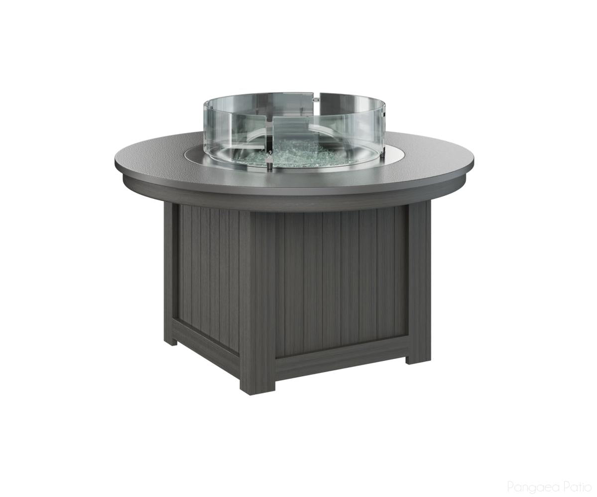 BGDHFFP2544STCG-Berlin Gardens-Donoma 44" Round Fire Pit - Hammered Top-Stainless BG-Coastal Gray BG-Pangaea Patio