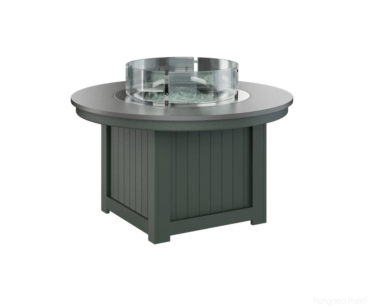 BGDHFFP2544STGN-Berlin Gardens-Donoma 44" Round Fire Pit - Hammered Top-Stainless BG-Green BG-Pangaea Patio