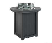 BGDRFT3944BB-Berlin Gardens-Donoma 44" Round Fire Table - Bar Height-Black BG-Pangaea Patio