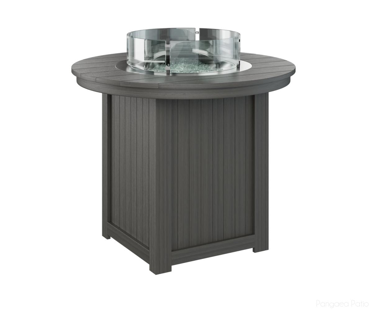 BGDRFT3644CCG-Berlin Gardens-Donoma 44" Round Fire Table - Counter Height-Coastal Gray BG-Pangaea Patio