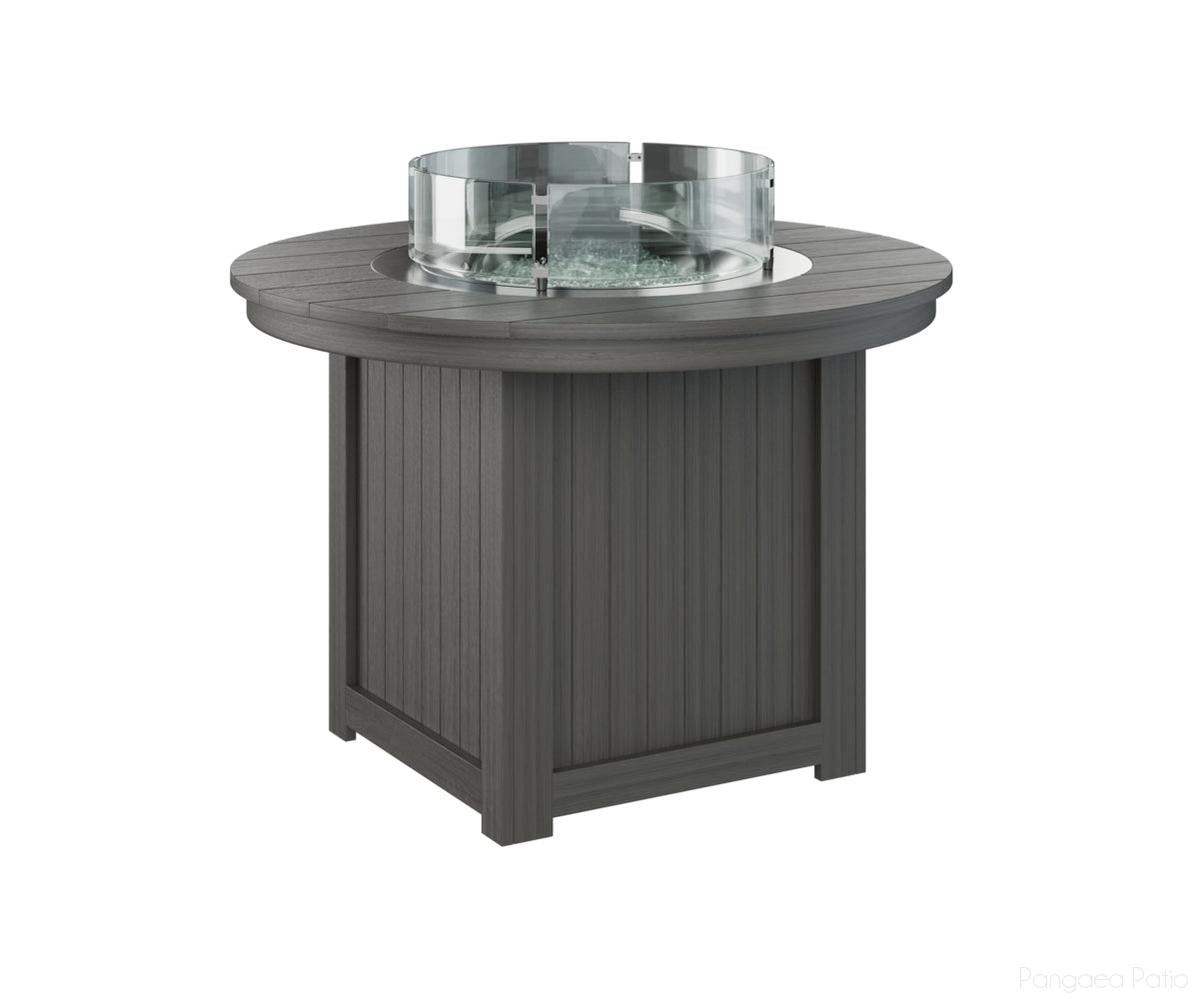 BGDRFT3044DCG-Berlin Gardens-Donoma 44" Round Fire Table - Dining Height-Coastal Gray BG-Pangaea Patio