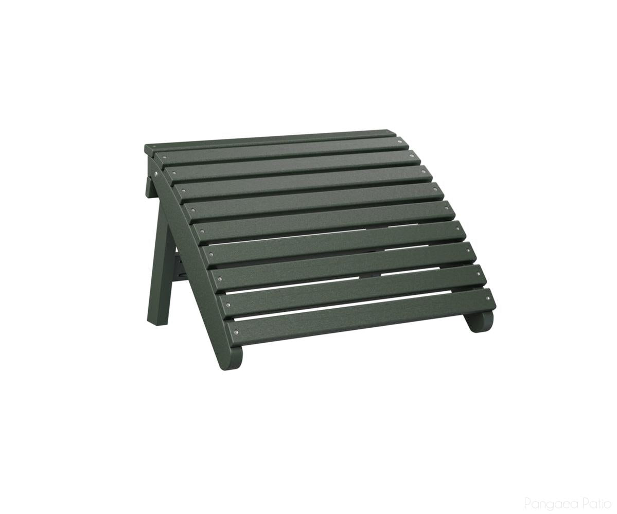 BGPFAF2417G-Berlin Gardens-Folding Adirondack Footstool-Green BG-Pangaea Patio