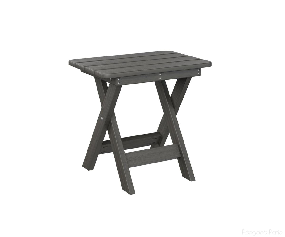 BGPFET1522CG-Berlin Gardens-Folding End Table-Coastal Gray BG-Pangaea Patio