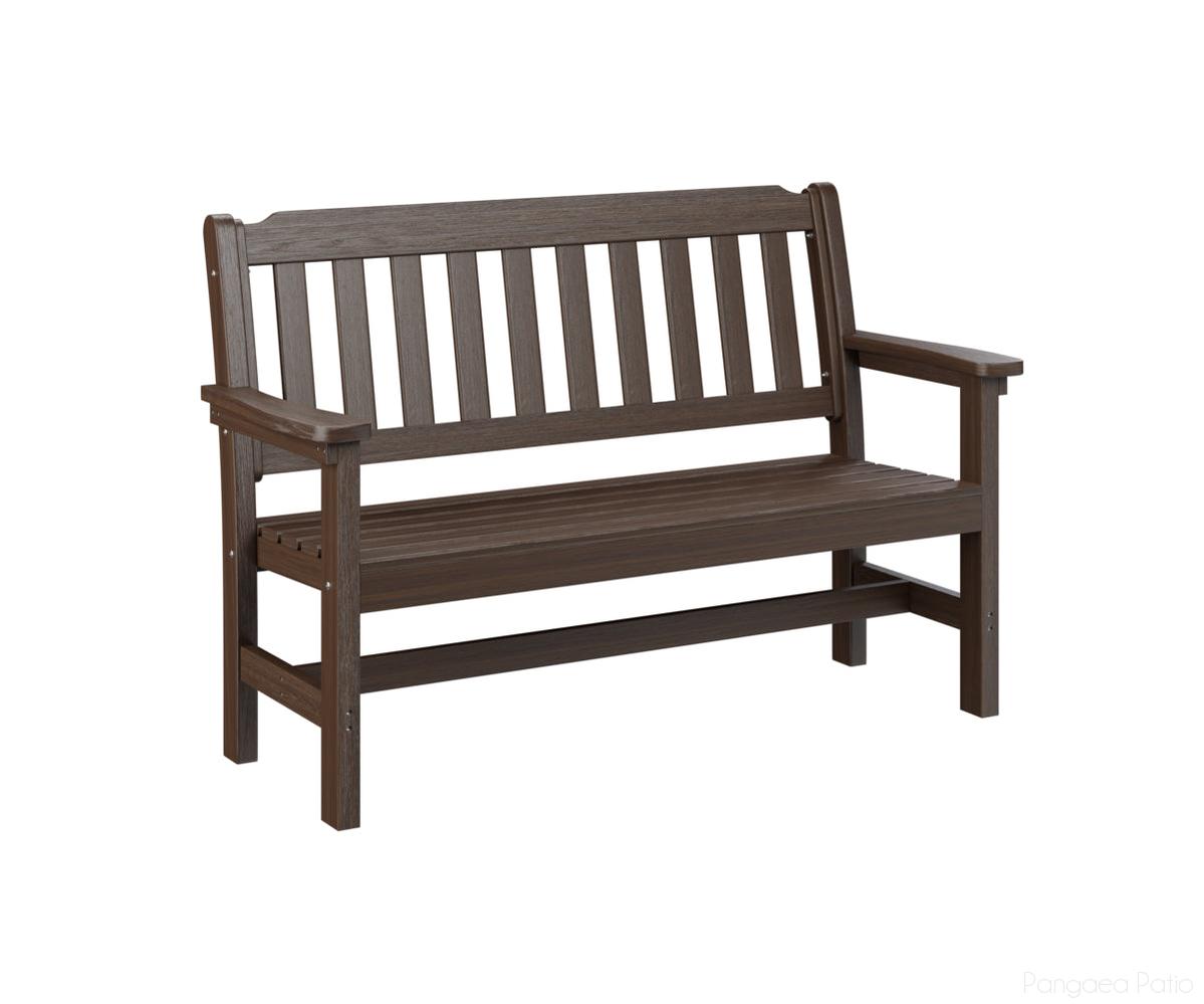 BGPGBO4800BW-Berlin Gardens-Garden Bench-Brazilian Walnut BG-Pangaea Patio