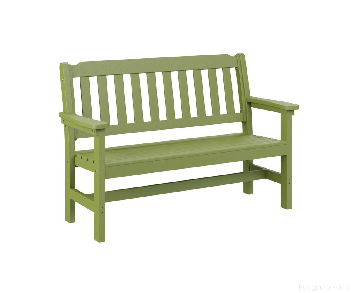 BGPGBO4800KG-Berlin Gardens-Garden Bench-Kiwi Green BG-Pangaea Patio