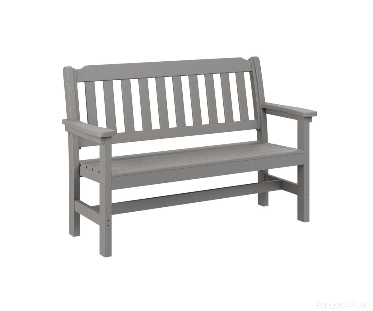 BGPGBO4800LG-Berlin Gardens-Garden Bench-Light Gray BG-Pangaea Patio