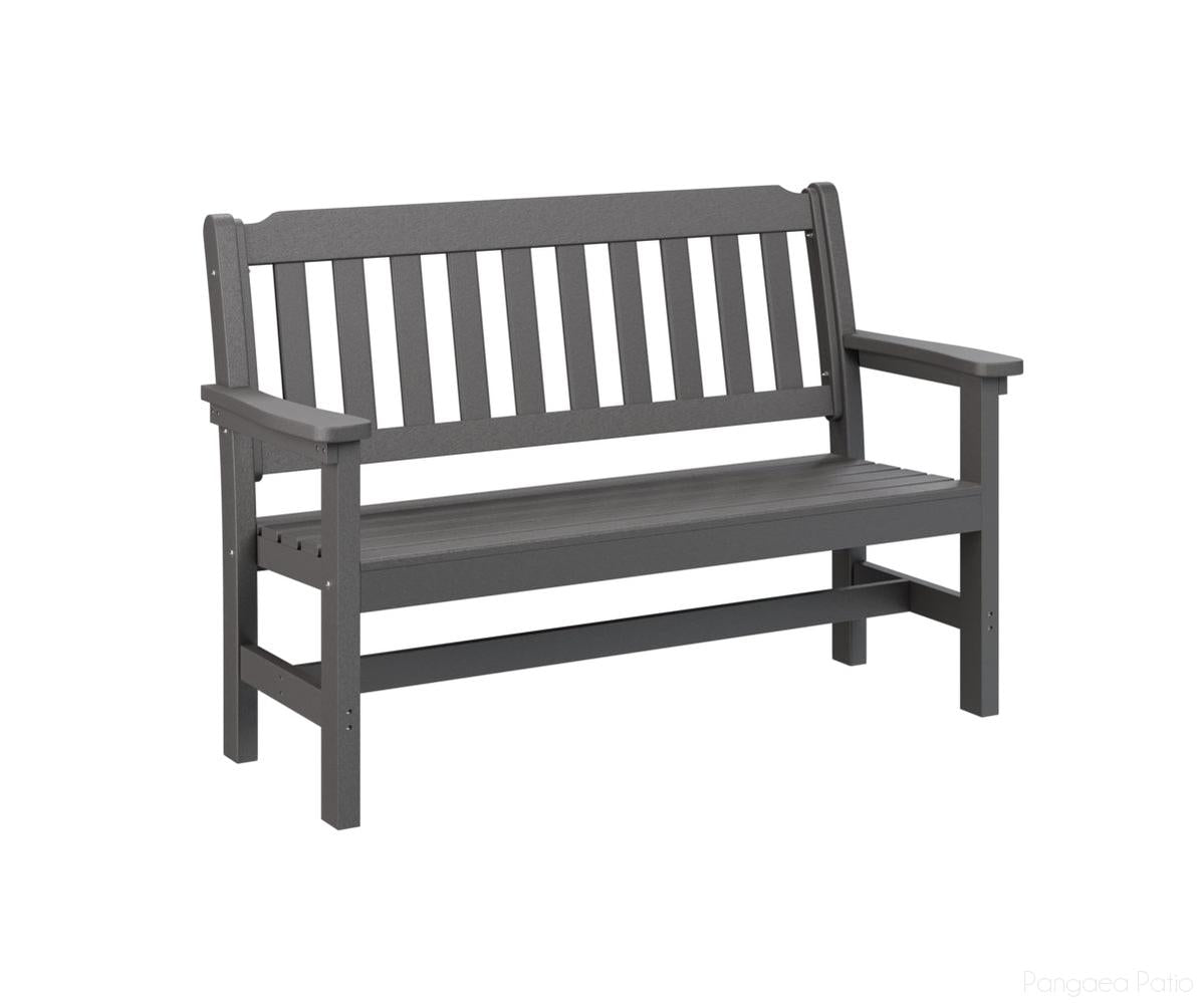 BGPGBO4800SG-Berlin Gardens-Garden Bench-Smoke Gray BG-Pangaea Patio