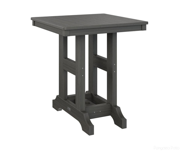BGGCT0028CCG-Berlin Gardens-Garden Classic 28" Square Table - Counter Height-Coastal Gray BG-Pangaea Patio