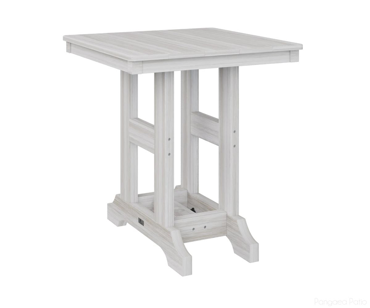 BGGCT0028CSE-Berlin Gardens-Garden Classic 28" Square Table - Counter Height-Seashell BG-Pangaea Patio