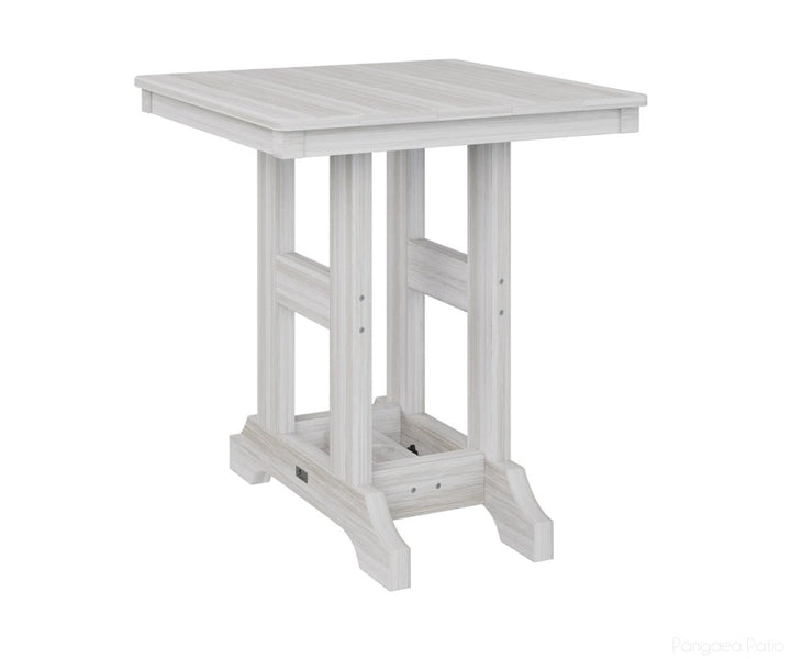 BGGCT0028CSE-Berlin Gardens-Garden Classic 28" Square Table - Counter Height-Seashell BG-Pangaea Patio