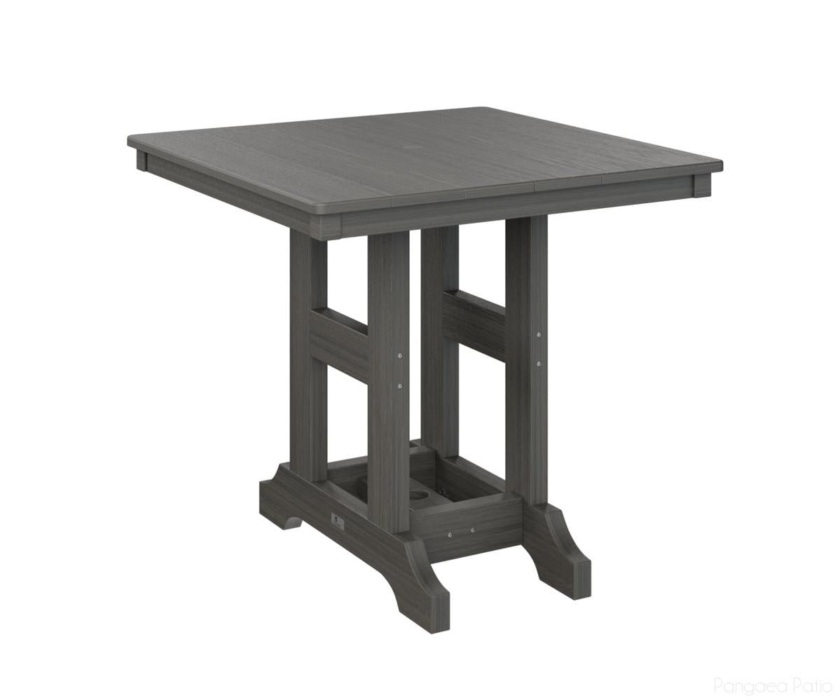 BGGCST0033BCG-Berlin Gardens-Garden Classic 33" x 33" Square Table - Bar Height-Coastal Gray BG-Pangaea Patio