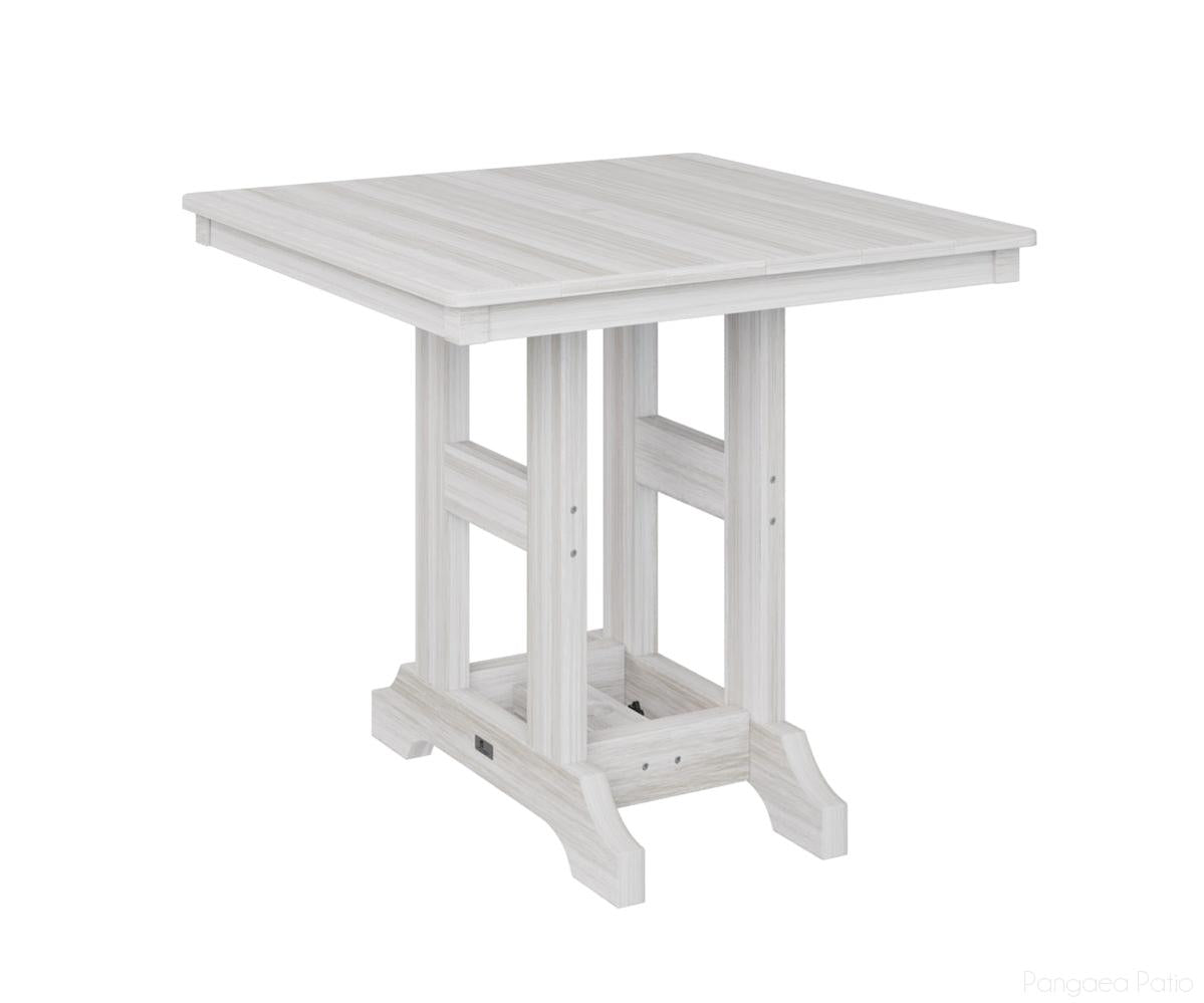 BGGCST0033BSE-Berlin Gardens-Garden Classic 33" x 33" Square Table - Bar Height-Seashell BG-Pangaea Patio