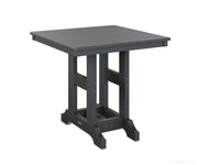 BGGCST0033CBK-Berlin Gardens-Garden Classic 33" x 33" Square Table - Counter Height-Black BG-Pangaea Patio