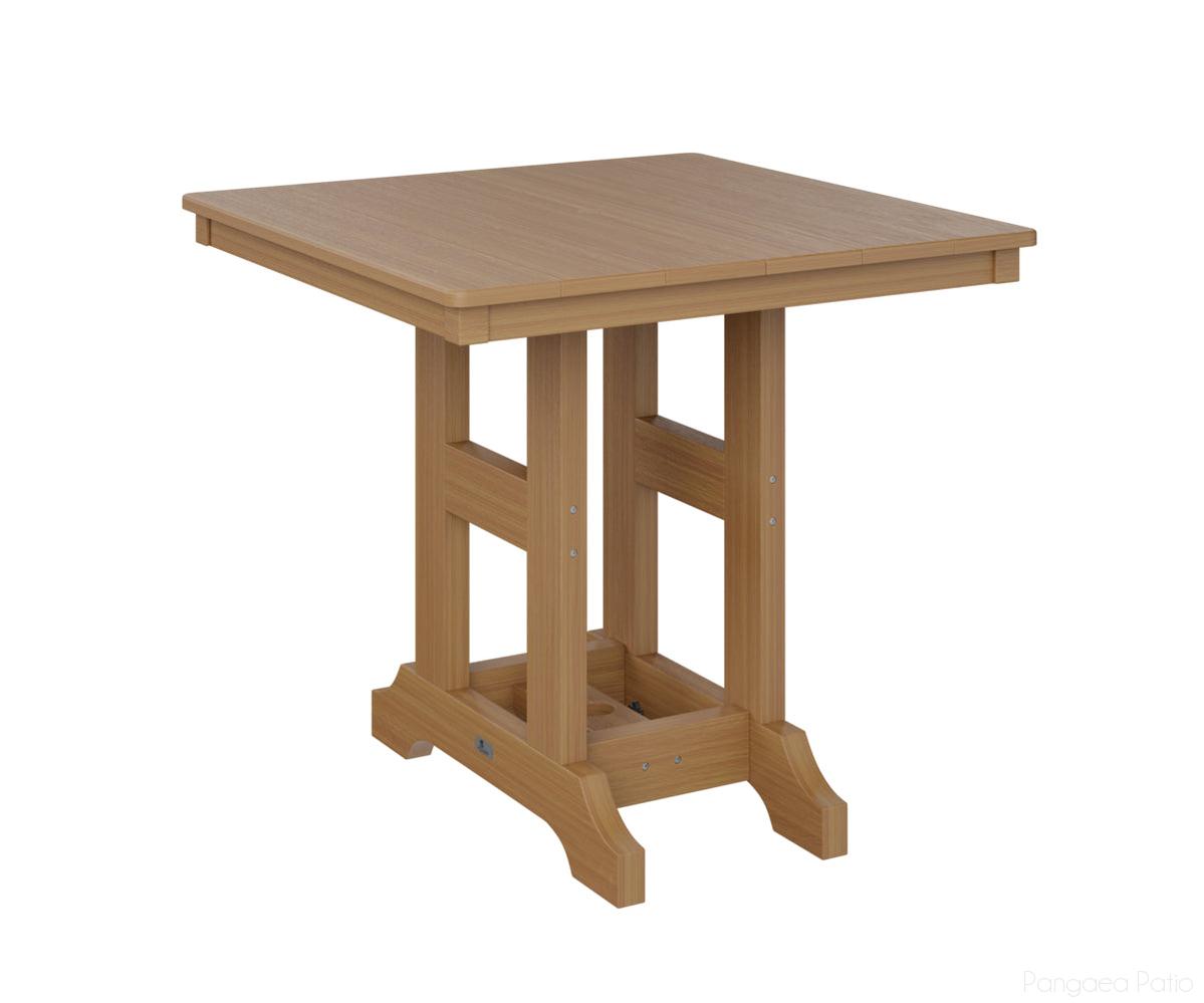 BGGCST0033CNT-Berlin Gardens-Garden Classic 33" x 33" Square Table - Counter Height-Natural Teak BG-Pangaea Patio