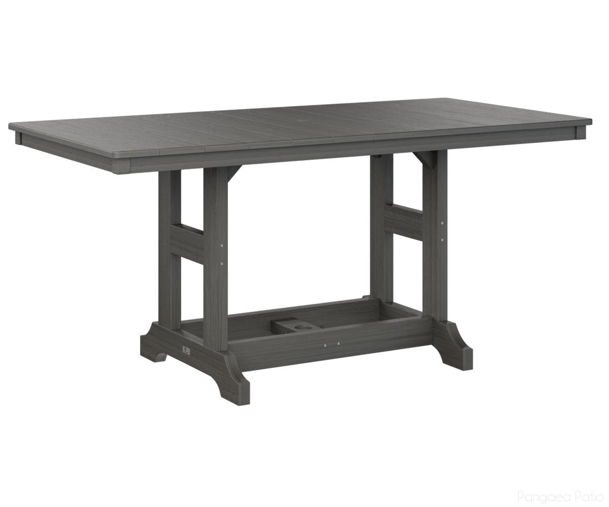 BGGCRT3366BCG-Berlin Gardens-Garden Classic 33" x 66" Rectangular Table - Bar Height-Coastal Gray BG-Pangaea Patio