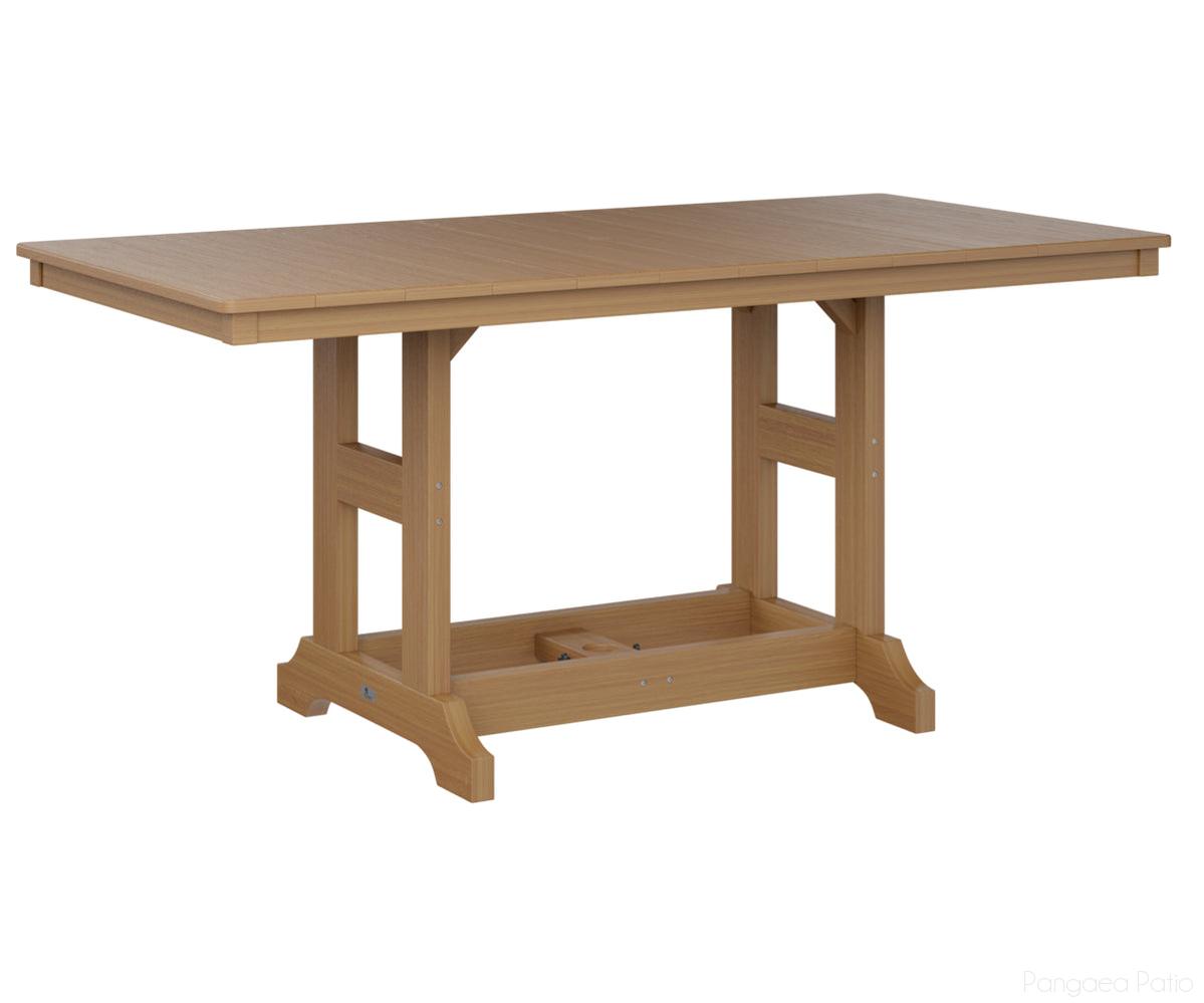 BGGCRT3366DNT-Berlin Gardens-Garden Classic 33" x 66" Rectangular Table - Dining Height-Natural Teak BG-Pangaea Patio