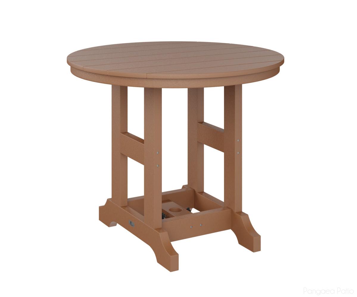 BGGCRT0038BCD-Berlin Gardens-Garden Classic 38" Round Table - Bar Height-Cedar BG-Pangaea Patio