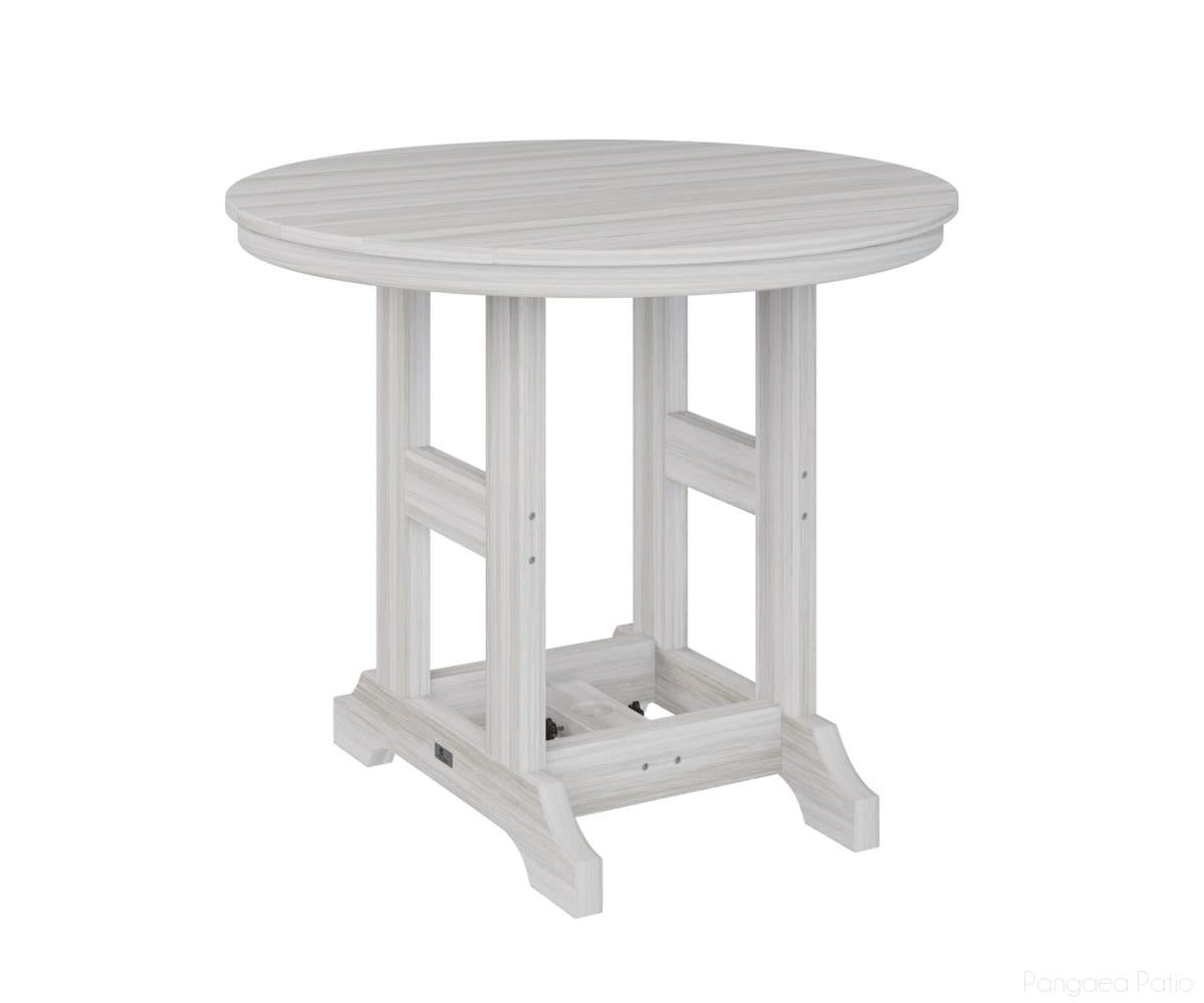 BGGCRT0038BSE-Berlin Gardens-Garden Classic 38" Round Table - Bar Height-Seashell BG-Pangaea Patio