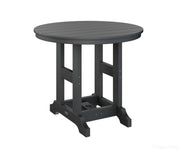 BGGCRT0038CBK-Berlin Gardens-Garden Classic 38" Round Table - Counter Height-Black BG-Pangaea Patio