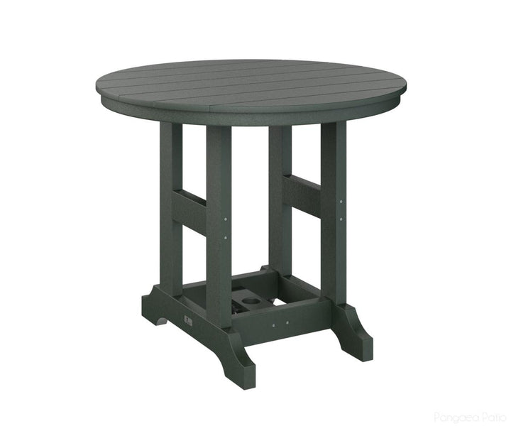 BGGCRT0038CGN-Berlin Gardens-Garden Classic 38" Round Table - Counter Height-Green BG-Pangaea Patio