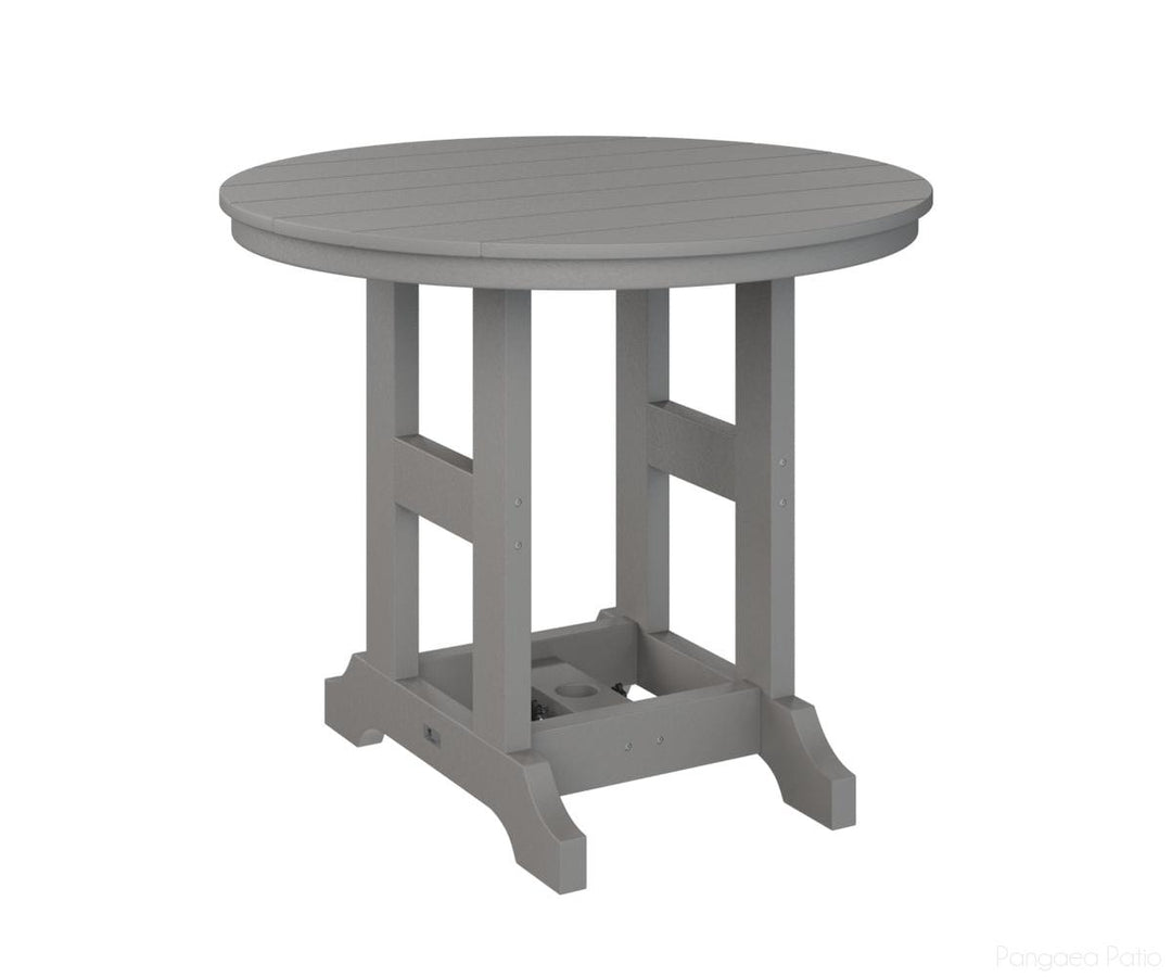 BGGCRT0038CLG-Berlin Gardens-Garden Classic 38" Round Table - Counter Height-Light Gray BG-Pangaea Patio