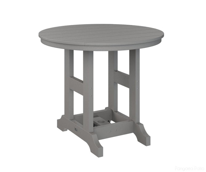 BGGCRT0038CLG-Berlin Gardens-Garden Classic 38" Round Table - Counter Height-Light Gray BG-Pangaea Patio